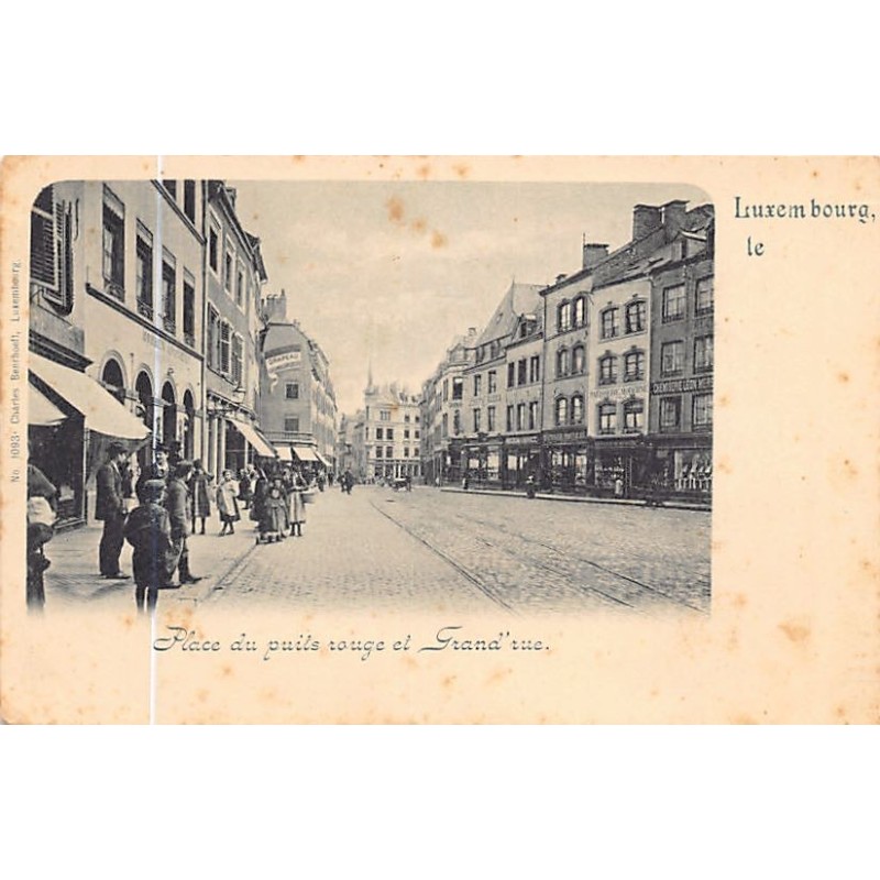 Rare collectable postcards of Luxembourg. Vintage Postcards of Luxembourg