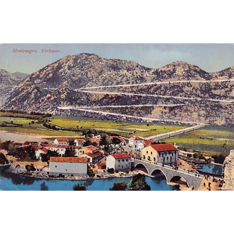 Rare collectable postcards of Montenegro. Vintage Postcards of Montenegro