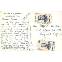 Rare collectable postcards of Madagascar. Vintage Postcards of Madagascar