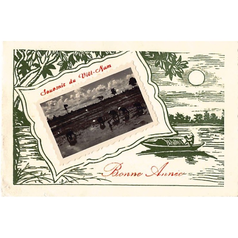 Rare collectable postcards of Vietnam. Vintage Postcards of Vietnam