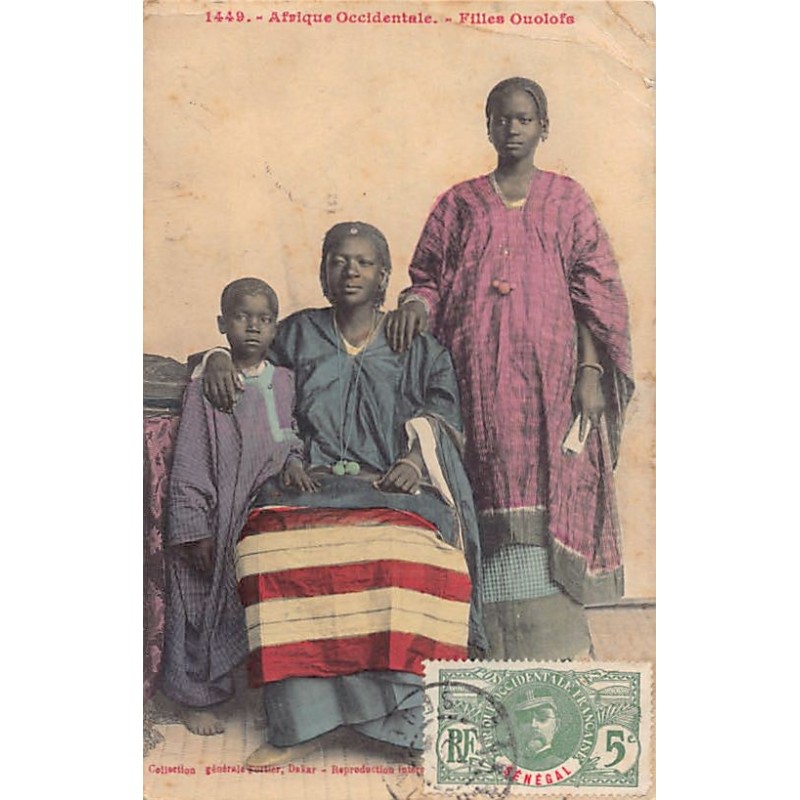 Rare collectable postcards of Senegal. Vintage Postcards of Senegal