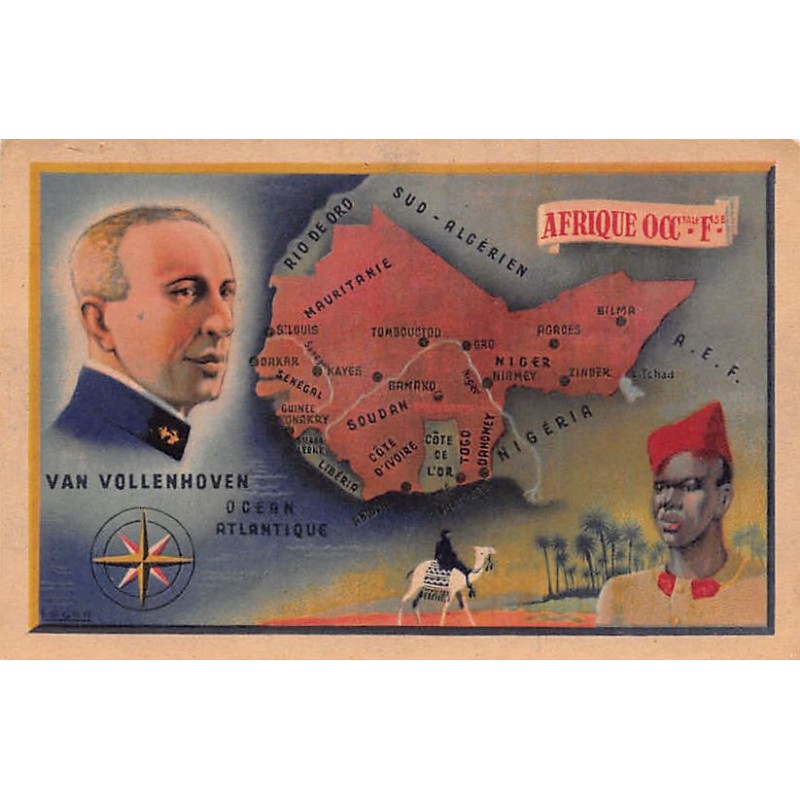 Rare collectable postcards of Senegal. Vintage Postcards of Senegal
