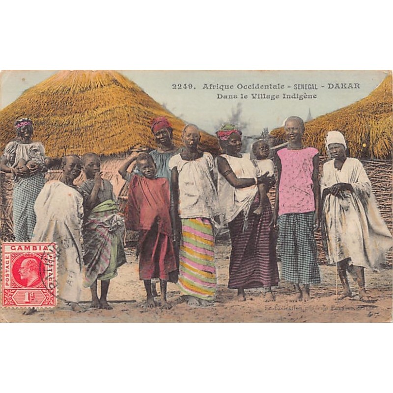 Rare collectable postcards of Senegal. Vintage Postcards of Senegal