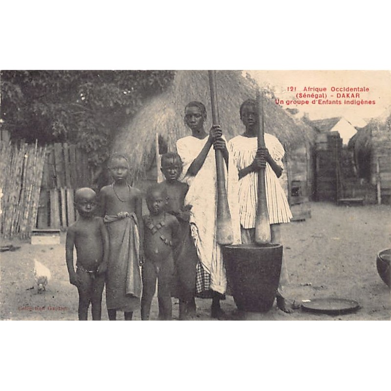 Rare collectable postcards of Senegal. Vintage Postcards of Senegal