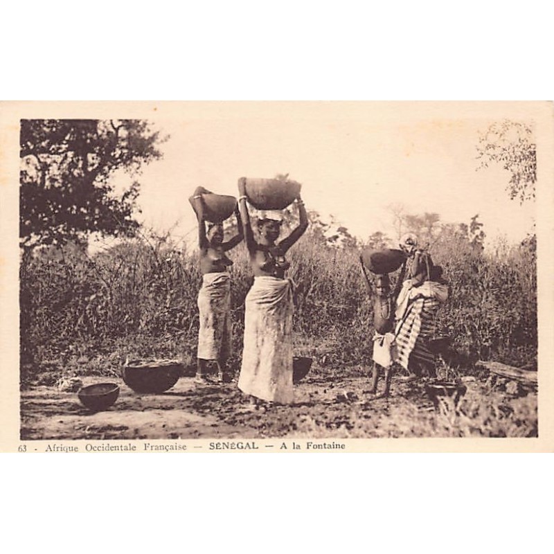 Rare collectable postcards of Senegal. Vintage Postcards of Senegal