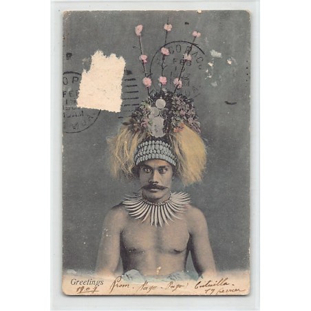 Rare collectable postcards of Samoa. Vintage Postcards of Samoa