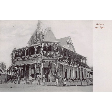 Rare collectable postcards of Samoa. Vintage Postcards of Samoa