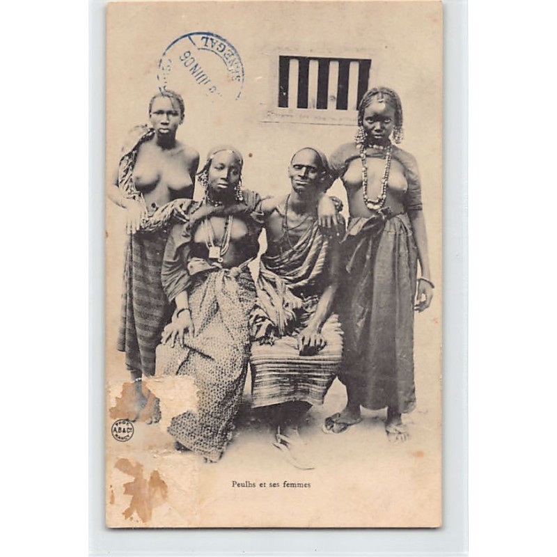 Rare collectable postcards of ETHNIC NUDE. Vintage Postcards of ETHNIC NUDE