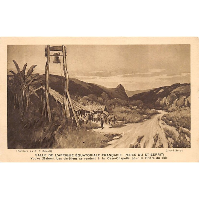 Rare collectable postcards of Gabon. Vintage Postcards of Gabon