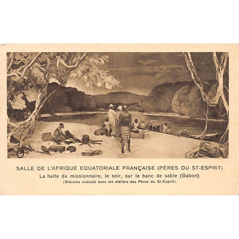 Rare collectable postcards of Gabon. Vintage Postcards of Gabon