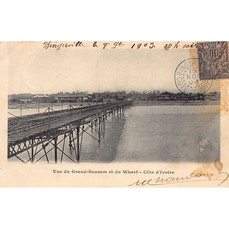 Rare collectable postcards of Ivory Coast - Côte d'Ivoire. Vintage Postcards of Ivory Coast - Côte d'Ivoire