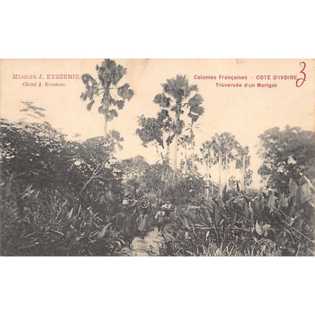 Rare collectable postcards of Ivory Coast - Côte d'Ivoire. Vintage Postcards of Ivory Coast - Côte d'Ivoire