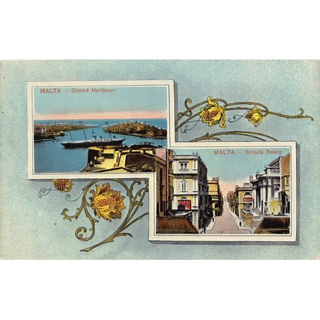 Rare collectable postcards of Malta. Vintage Postcards of Malta