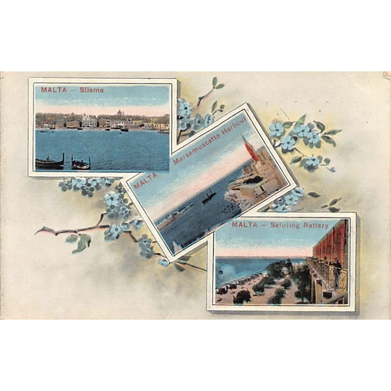 Rare collectable postcards of Malta. Vintage Postcards of Malta