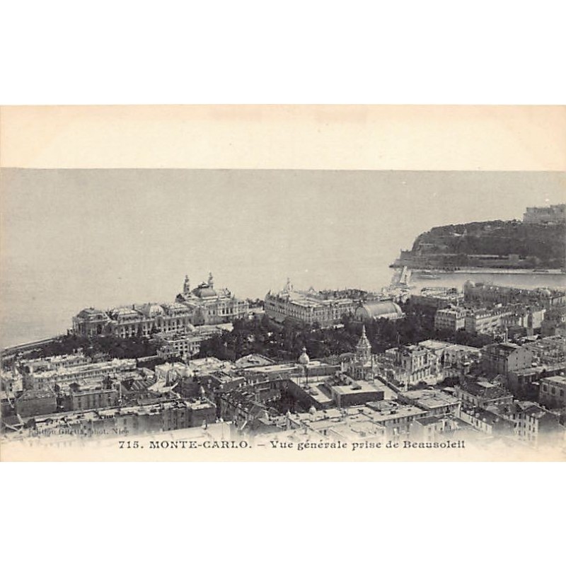 Rare collectable postcards of MONACO Monte Carlo. Vintage Postcards of MONACO Monte Carlo