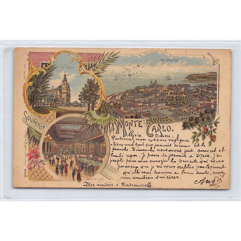 Rare collectable postcards of MONACO Monte Carlo. Vintage Postcards of MONACO Monte Carlo