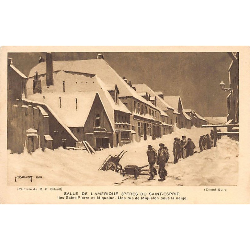 Rare collectable postcards of Saint Pierre & Miquelon. Vintage Postcards of Saint Pierre & Miquelon