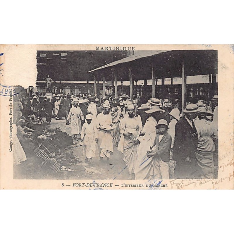 Rare collectable postcards of Martinique. Vintage Postcards of Martinique