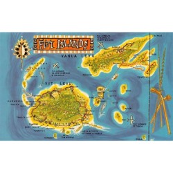 Rare collectable postcards of Fiji. Vintage Postcards of Fiji