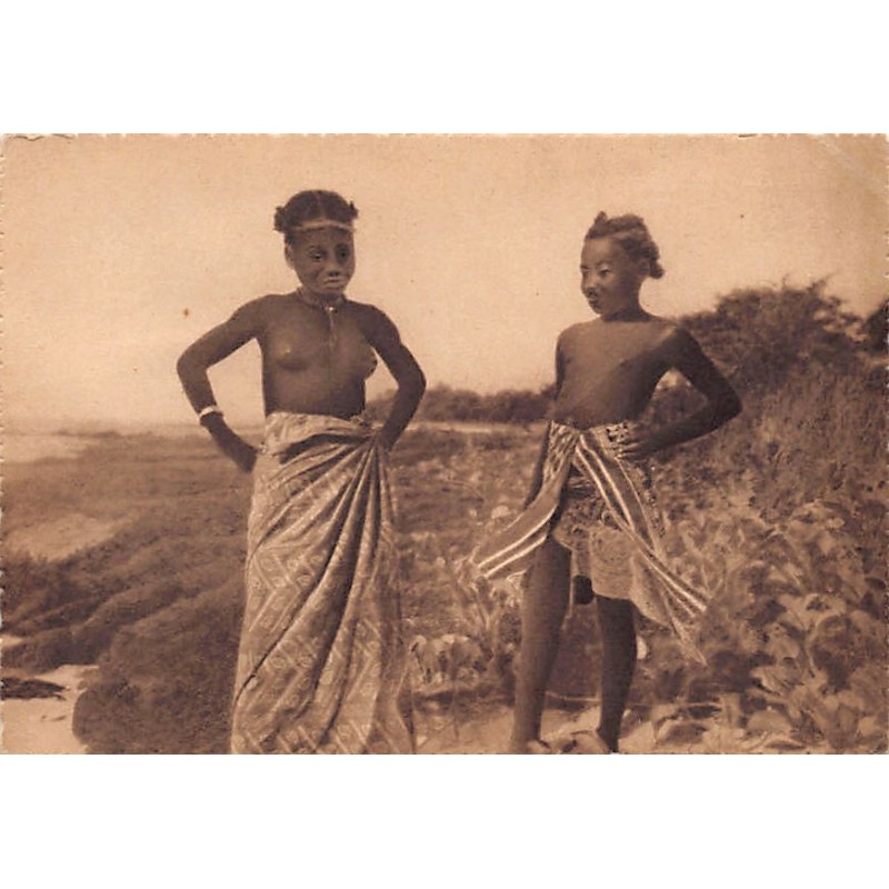 Rare collectable postcards of ETHNIC NUDE. Vintage Postcards of ETHNIC NUDE