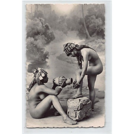 Rare collectable postcards of ETHNIC NUDE. Vintage Postcards of ETHNIC NUDE