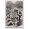 Rare collectable postcards of ETHNIC NUDE. Vintage Postcards of ETHNIC NUDE