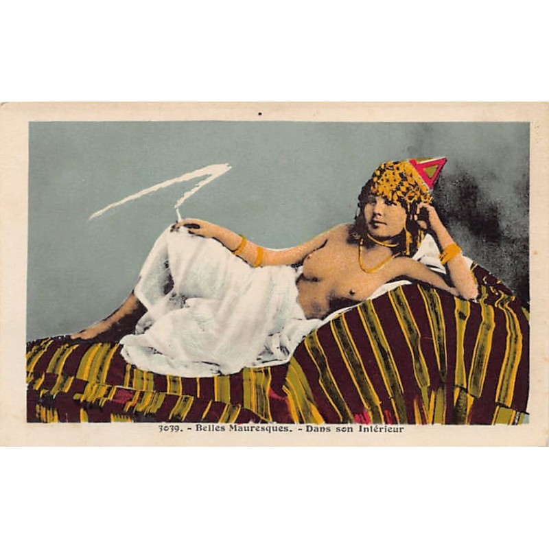 Rare collectable postcards of ETHNIC NUDE. Vintage Postcards of ETHNIC NUDE
