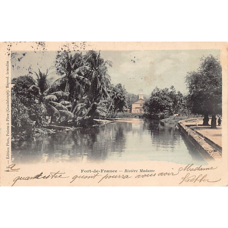 Rare collectable postcards of Martinique. Vintage Postcards of Martinique
