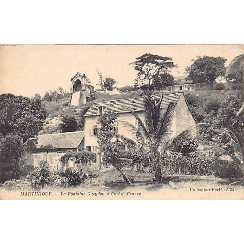 Rare collectable postcards of Martinique. Vintage Postcards of Martinique