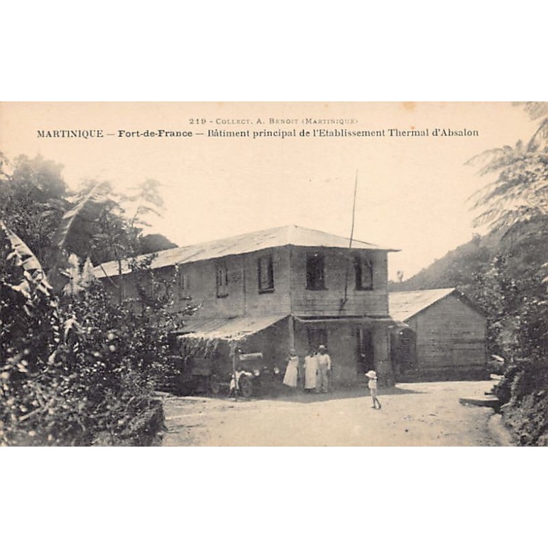 Rare collectable postcards of Martinique. Vintage Postcards of Martinique