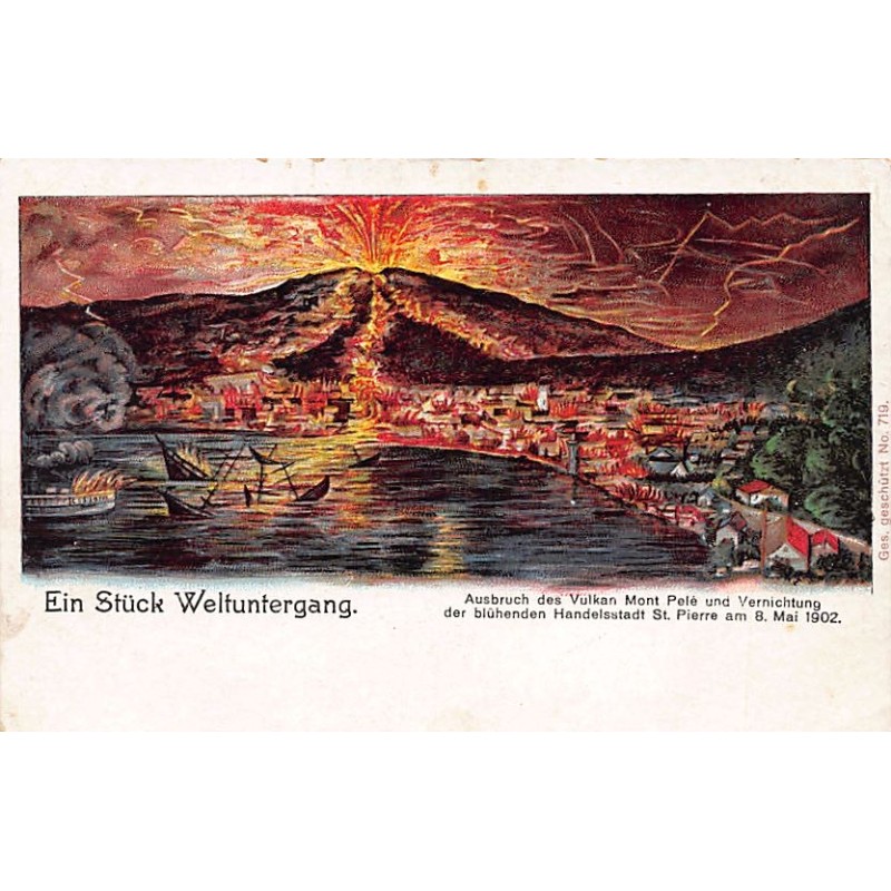 Rare collectable postcards of Martinique. Vintage Postcards of Martinique