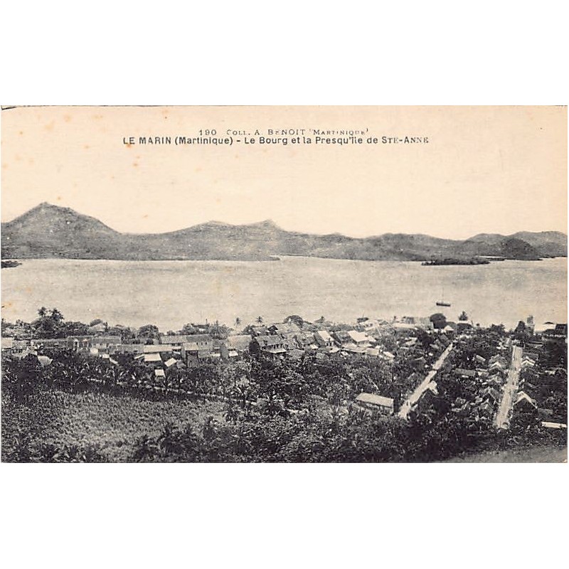 Rare collectable postcards of Martinique. Vintage Postcards of Martinique