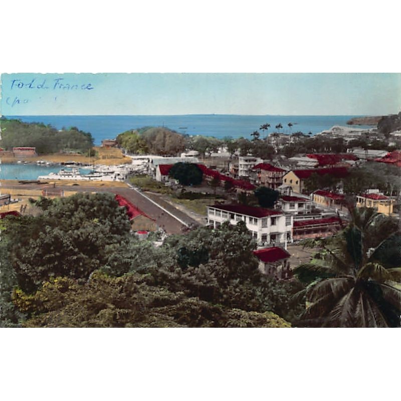 Rare collectable postcards of Martinique. Vintage Postcards of Martinique