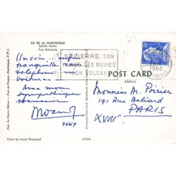 Rare collectable postcards of Martinique. Vintage Postcards of Martinique