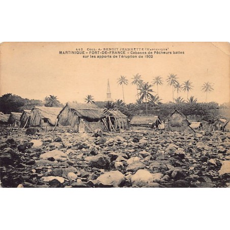 Rare collectable postcards of Martinique. Vintage Postcards of Martinique