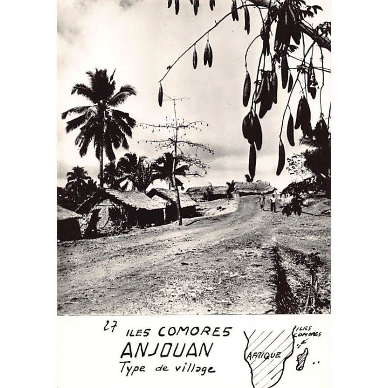 Rare collectable postcards of Comoros. Vintage Postcards of Comoros