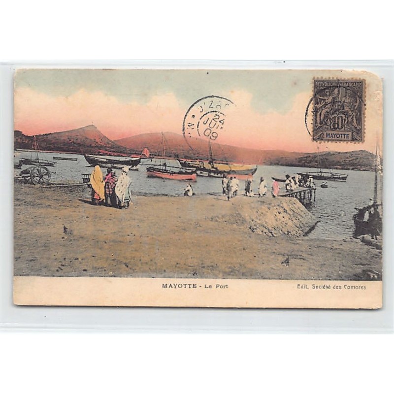 Rare collectable postcards of Comoros. Vintage Postcards of Comoros