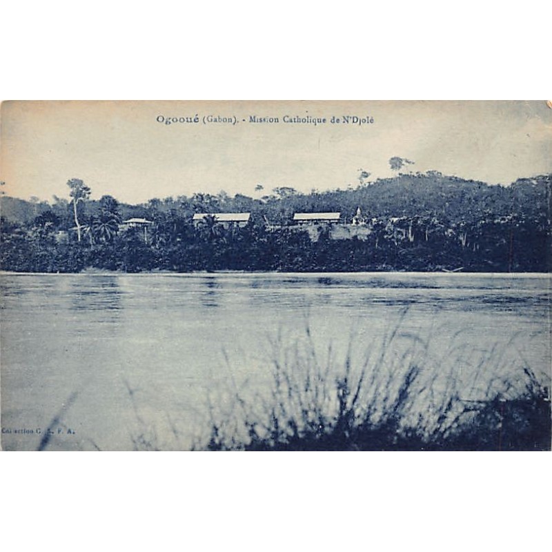 Rare collectable postcards of Gabon. Vintage Postcards of Gabon