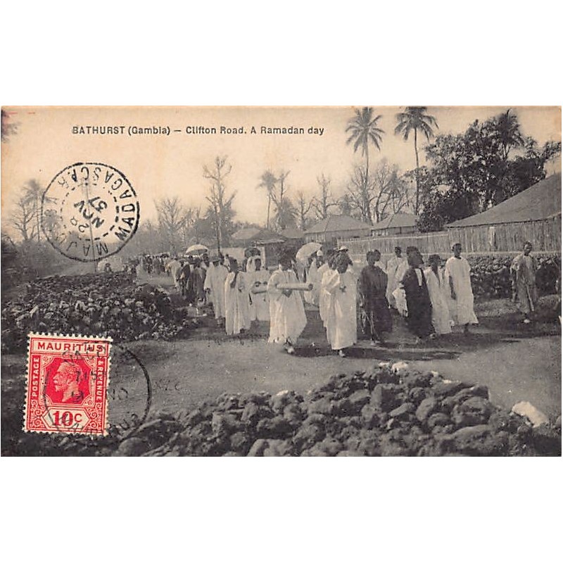 Rare collectable postcards of Gambia. Vintage Postcards of Gambia