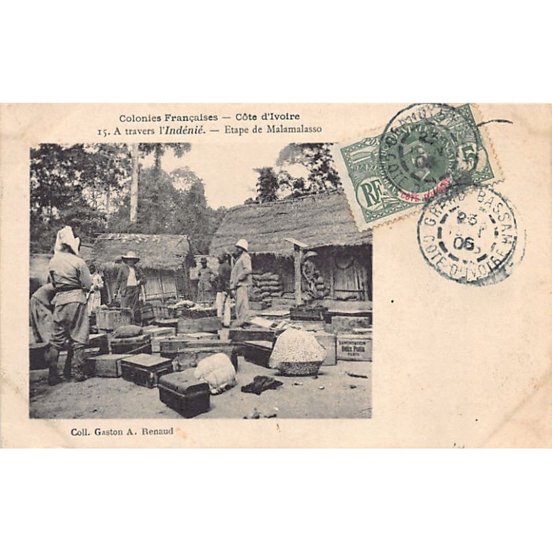 Rare collectable postcards of Ivory Coast - Côte d'Ivoire. Vintage Postcards of Ivory Coast - Côte d'Ivoire