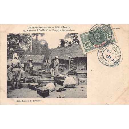 Rare collectable postcards of Ivory Coast - Côte d'Ivoire. Vintage Postcards of Ivory Coast - Côte d'Ivoire