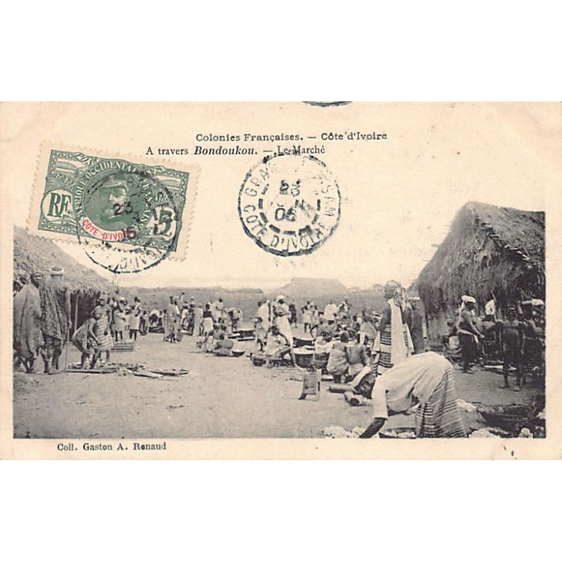 Rare collectable postcards of Ivory Coast - Côte d'Ivoire. Vintage Postcards of Ivory Coast - Côte d'Ivoire