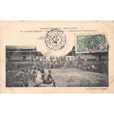 Rare collectable postcards of Ivory Coast - Côte d'Ivoire. Vintage Postcards of Ivory Coast - Côte d'Ivoire