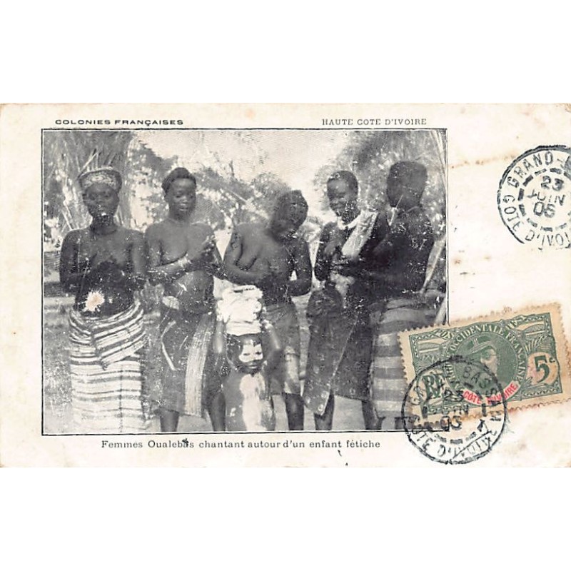 Rare collectable postcards of Ivory Coast - Côte d'Ivoire. Vintage Postcards of Ivory Coast - Côte d'Ivoire