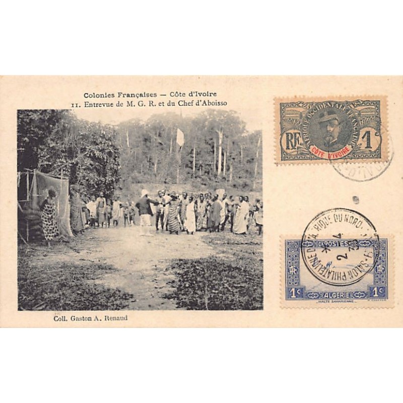 Rare collectable postcards of Ivory Coast - Côte d'Ivoire. Vintage Postcards of Ivory Coast - Côte d'Ivoire