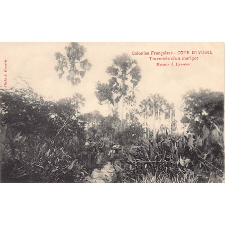 Rare collectable postcards of Ivory Coast - Côte d'Ivoire. Vintage Postcards of Ivory Coast - Côte d'Ivoire