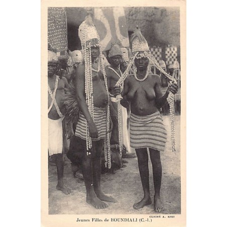 Rare collectable postcards of Ivory Coast - Côte d'Ivoire. Vintage Postcards of Ivory Coast - Côte d'Ivoire