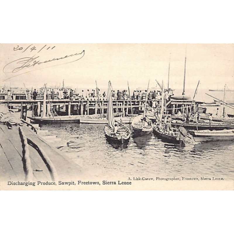 Rare collectable postcards of Sierra Leone. Vintage Postcards of Sierra Leone