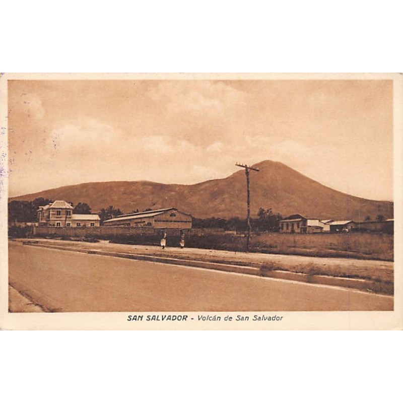 Rare collectable postcards of El Salvador. Vintage Postcards of El Salvador
