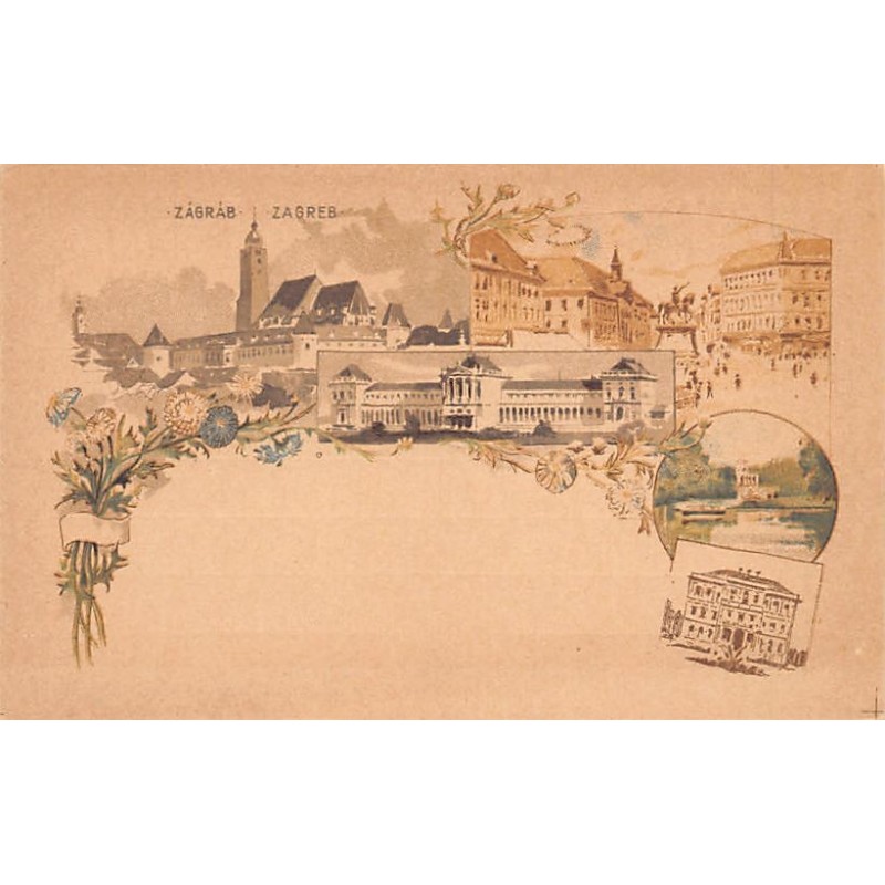 Rare collectable postcards of Croatia. Vintage Postcards of Croatia